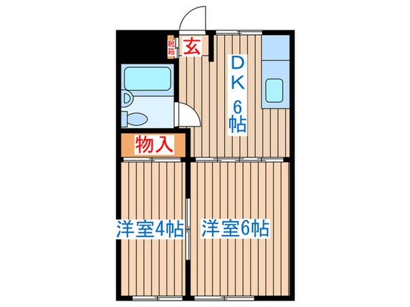 シティハイツライラックの物件間取画像